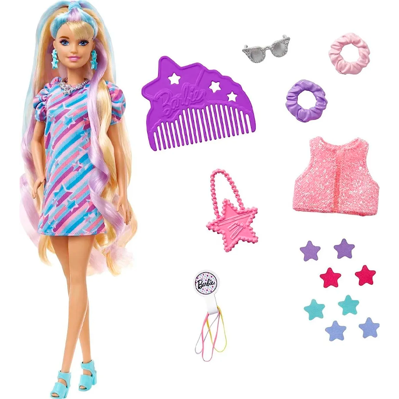 Muñeca Barbie Totally Hair Hcm88 Mattel