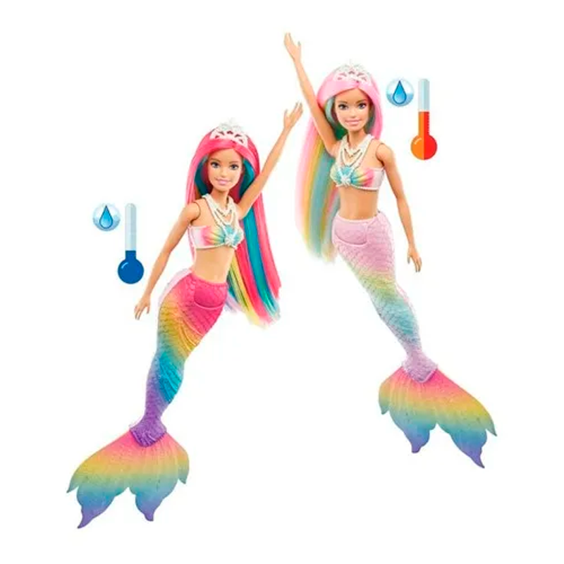 Barbie Dreamtopia Sirena Arcoíris Mágico Mattel