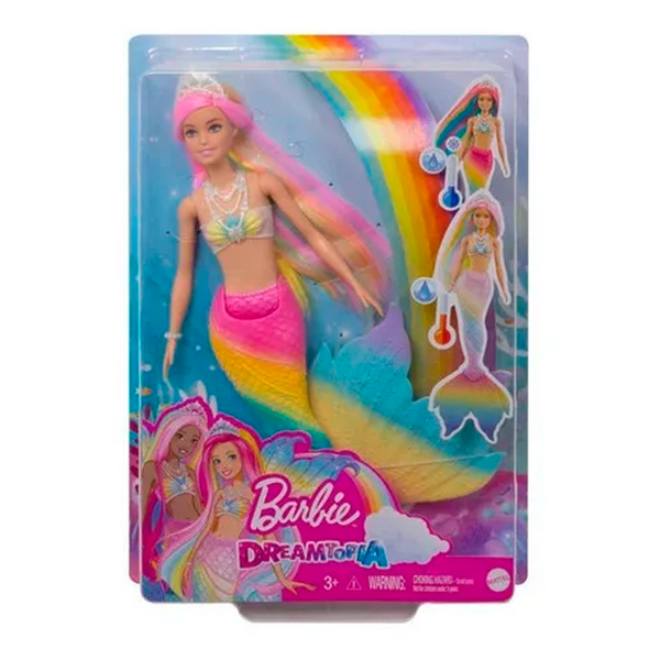 Barbie Dreamtopia Sirena Arcoíris Mágico Mattel