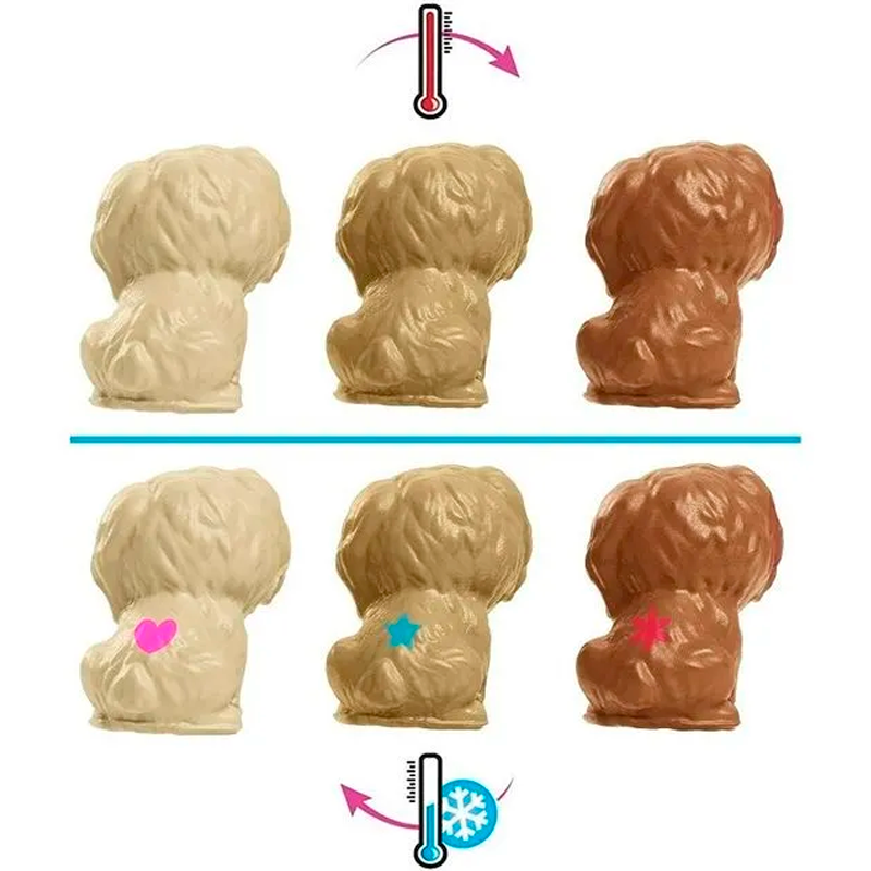 Muñeca Barbie Mascotas Perritos Magicos