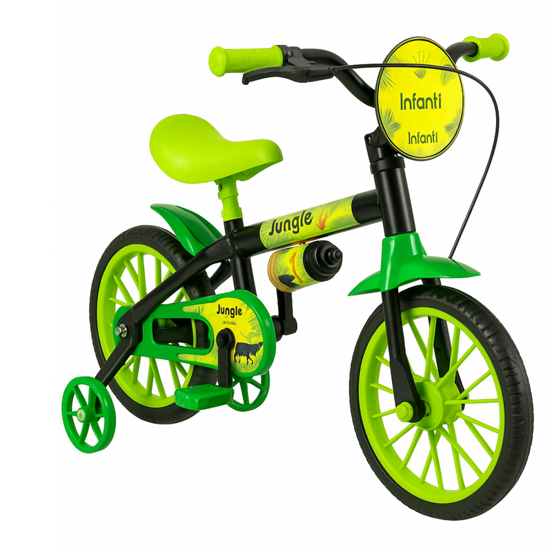 Bicicleta R12 Infanti PT/VD 3501