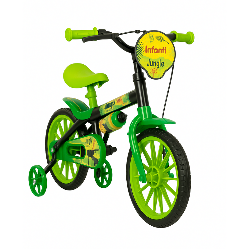 Bicicleta R12 Infanti PT/VD 3501