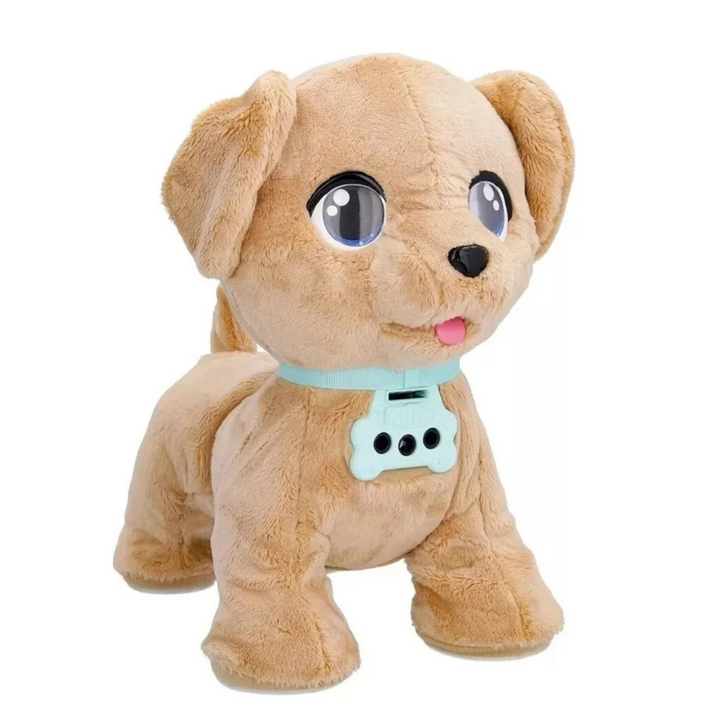 Perrito de peluche que juega y camina!