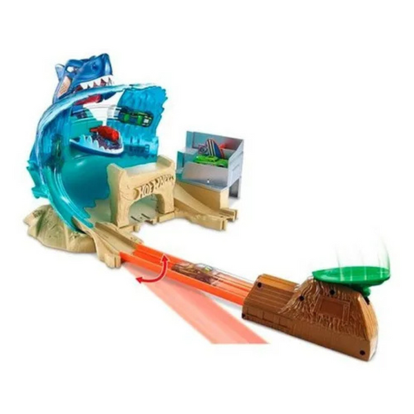 Hot Wheels City Shark Beach Battle Play Set Fnb21