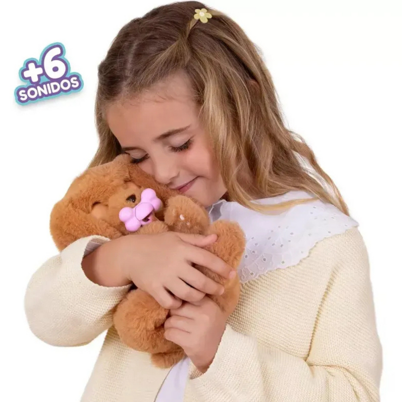Peluche Baby Paws Interactivo 22cm Cocker/Labrador 99763