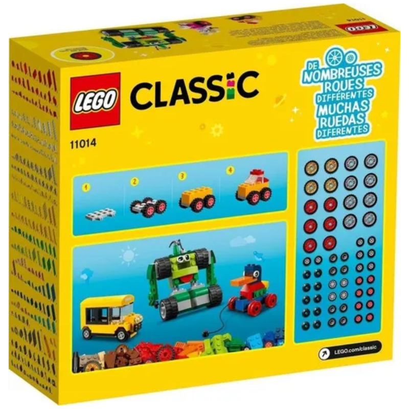 Lego Classic Ladrillos Y Ruedas 11014