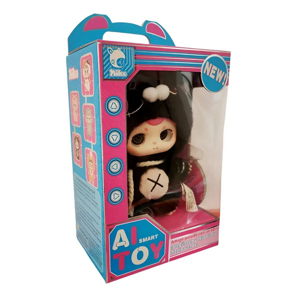 Miiloo Muñeca Peluche Inteligencia Artificial Negro 0042