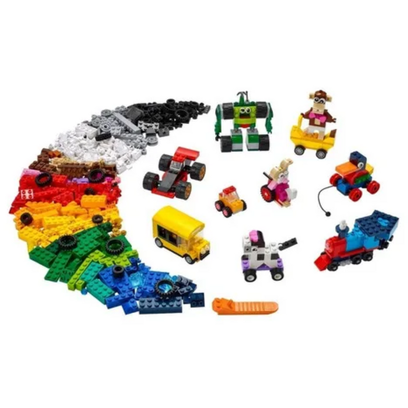Lego Classic Ladrillos Y Ruedas 11014