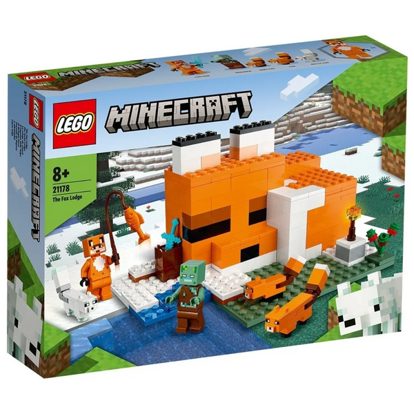 Lego Minecraft El Refugio-zorro 21178