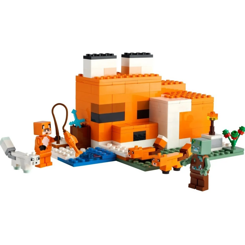 Lego Minecraft El Refugio-zorro 21178