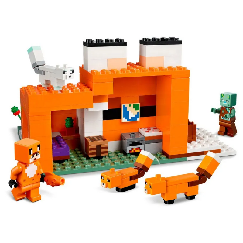 Lego Minecraft El Refugio-zorro 21178
