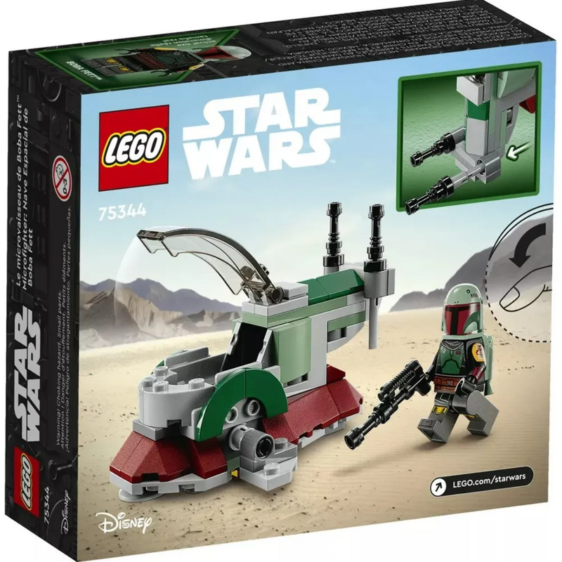 Lego Star Wars Boba Fett's Starship Microfighter Set 75344