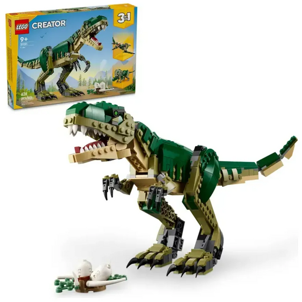 Lego Creator Dino T. Rex 3 En 1 626 Piezas 31151